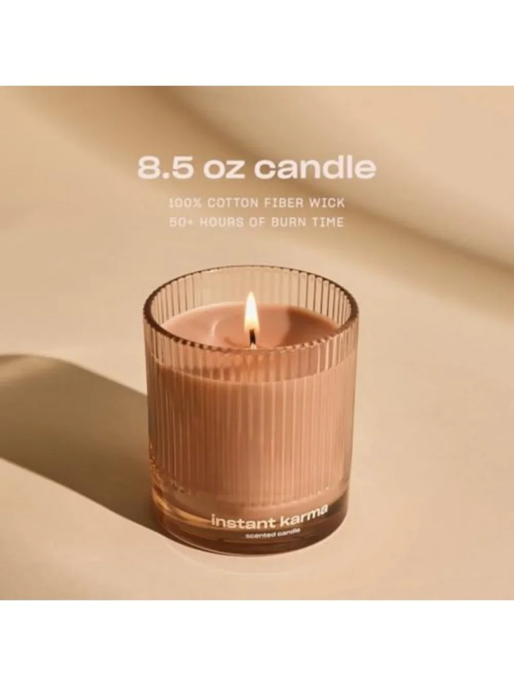 Luxury Scented Candle - Dark & Dreamy, 50+ Hours Burn, Vegan Soy Wax, Non-Toxic